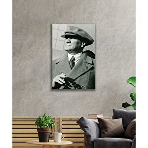 Atatürk Cam Tablo 36x23 cm