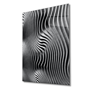 Geometrik Mimari Cam Tablo 36x23 cm