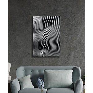 Geometrik Mimari Cam Tablo 36x23 cm