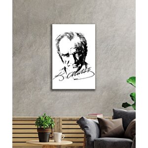 Atatürk Cam Tablo 36x23 cm