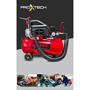 En Çok Tercih Edilen 2hp 50 Litre 8bar Boya ,lastik Hava Kompresörü 15mt Spiral Hortum Stoper Kit