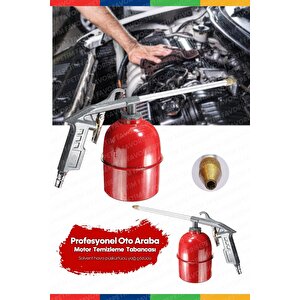 15 Metre spiral Hortum oto Araba Motortemizleme Mazot Tabancası Solvent Püskürtücü  Jak Set