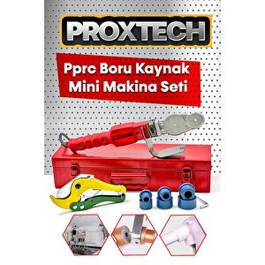 Proxtech Kaydırmaz Kalınlaştırılmış Metal Çanta Panel Pprc Boru Kaynak Mini Makina Seti Makas Hediye