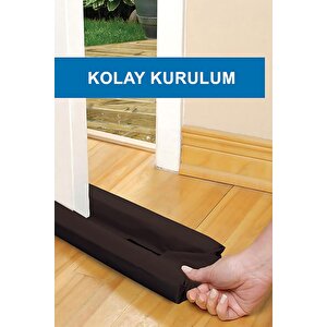 6 Adet Kapı Altı Rüzgarlık Toz Soğuk Rüzgar Önleyici İzolasyon Isı Yalıtım Eşik Süngeri Çift Taraflı