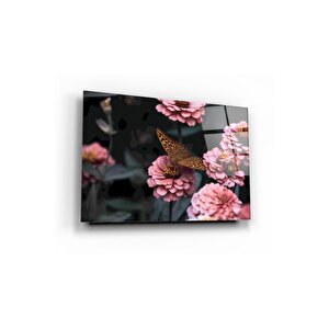 Kelebek Cam Tablo 50x70 cm