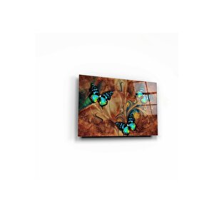 Kelebekler Cam Tablo 50x70 cm