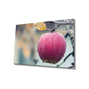 Dalda Elma Cam Tablo Apple 36x23 cm