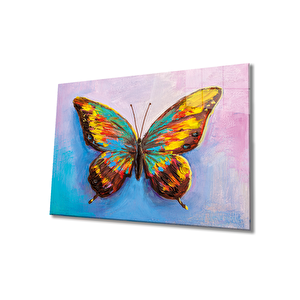 Kelebekcam Tablo, Colorful Butterfly 36x23 cm
