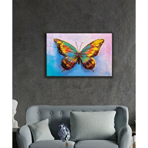 Kelebekcam Tablo, Colorful Butterfly 50x70 cm