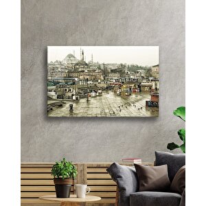 İstanbuldan Kareler Cam Tablo 36x23 cm