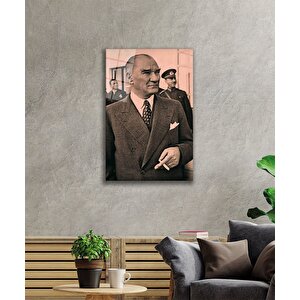Atatürk Cam Tablo 110x70 cm