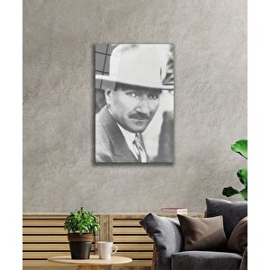 Atatürk Cam Tablo 36x23 cm
