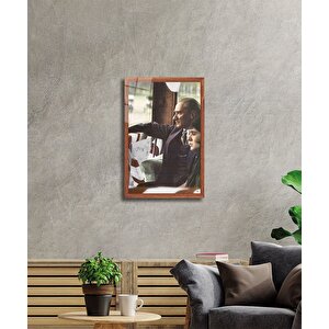 Atatürk Cam Tablo 90x60 cm