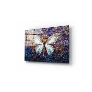 Kelebek Cam Tablo 70x110 cm