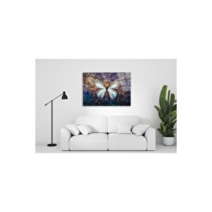 Kelebek Cam Tablo 70x110 cm