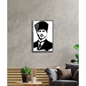 Atatürk Cam Tablo 110x70 cm
