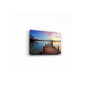 Deniz Yolu Cam Tablo 50x70 cm
