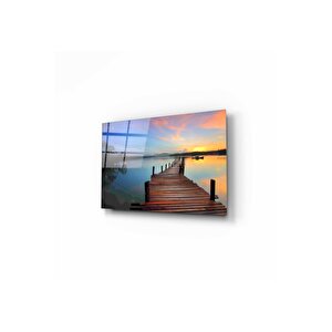 Deniz Yolu Cam Tablo 50x70 cm