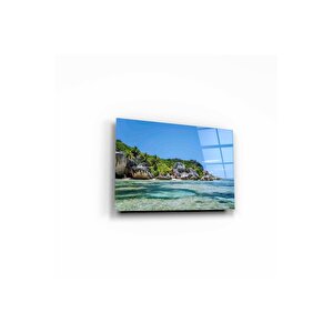 Deniz Manzarası Cam Tablo 50x70 cm