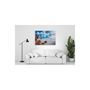 Deniz Manzarası Cam Tablo 50x70 cm