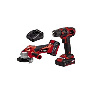 Einhell Tc-tk 18 Li Kit Cd+ag 1x1.5 Ah + 1x3.0 Ah Akülü Matkap + Taşlama - 4257238