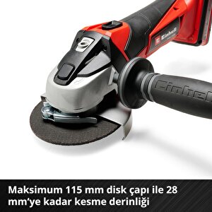 Einhell Te-ag 18/115 Li - Solo Akülü Avuç Taşlama - 4431110