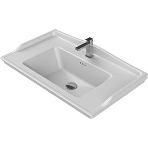 Turkuaz Cerastyle Kapadokya Etajer Uyum Damlalıklı Lavabo 80*48cm