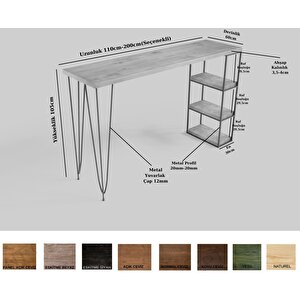 Ntconcept Masif Ağaç Bar Masası