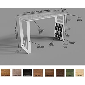 Ntconcept Masif Ağaç Bar Masası