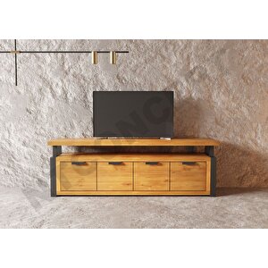 Ntconcept Arona Masif Ahşap Tv Stand 140 cm