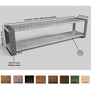 Ntconcept İlla Ahşap Tv Stand 200 cm