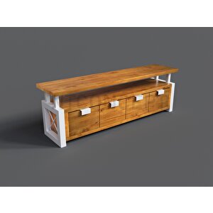 Ntconcept Arona Masif Ahşap Tv Stand 260 cm