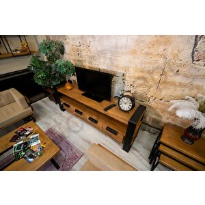Ntconcept Vivien Masif Ahşap Tv Stand 180 cm