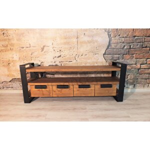 Ntconcept Vivien Masif Ahşap Tv Stand 200 cm