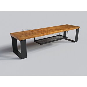 Ntconcept Tore Masif Ahşap Tv Stand 140 cm