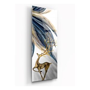 Geyik Cam Tablo 35x90 cm