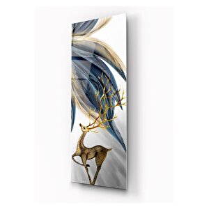 Geyik Cam Tablo 35x90 cm