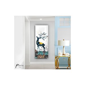 Geyik Cam Tablo 35x90 cm