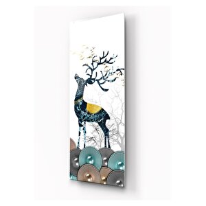 Geyik Cam Tablo 35x90 cm
