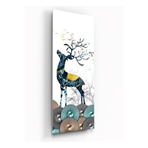 Geyik Cam Tablo 35x90 cm