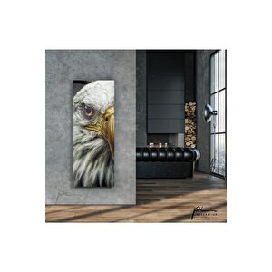 Kartal Tema Cam Tablo 35x90 cm