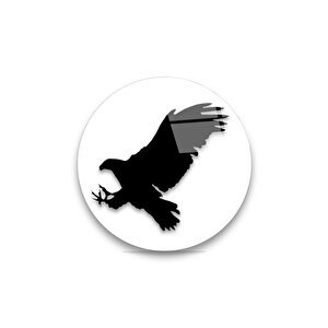 Kartal Yuvarlak Cam Tablo 50x50 cm