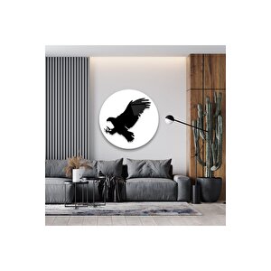 Kartal Yuvarlak Cam Tablo 50x50 cm