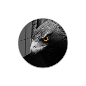 Kartal Yuvarlak Cam Tablo 4mm Dayanıklı Temperli Cam 30x30 cm