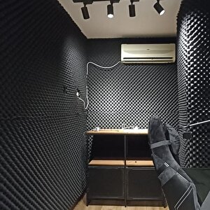 Akustik Yumurta Sünger 100x100cm Yapışkanlı Ses Yalıtım Süngeri