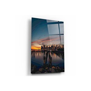Şehir Manzarası Cam Tablo 50x70 cm
