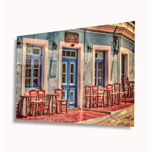 Şehir Manzara Cam Tablo 36x23 cm