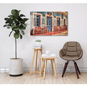 Şehir Manzara Cam Tablo 90x60 cm
