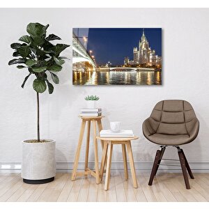 Şehir Mimari Cam Tablo 50x70 cm