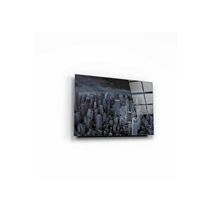 Şehir Manzarası Cam Tablo 50x70 cm